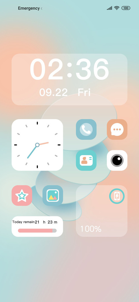 Geometric circle preview