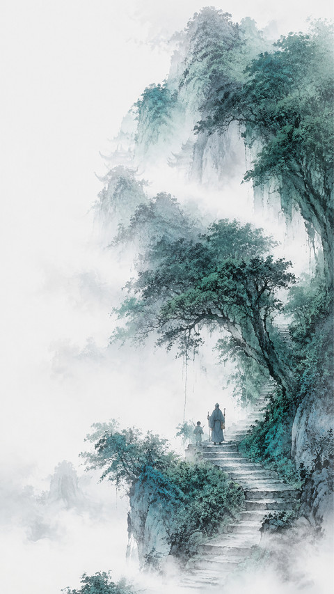 水墨山水-拍信图库 preview