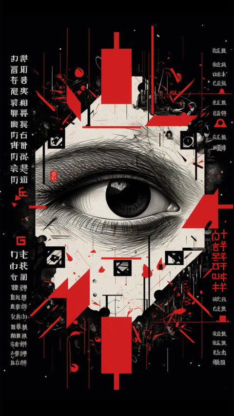 Korean text chaotic preview