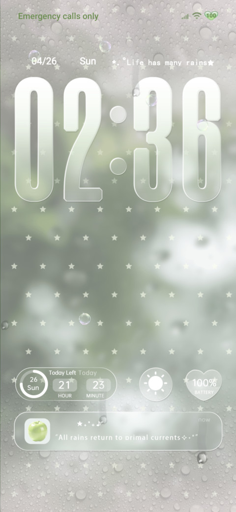 Custom Lucky rain preview