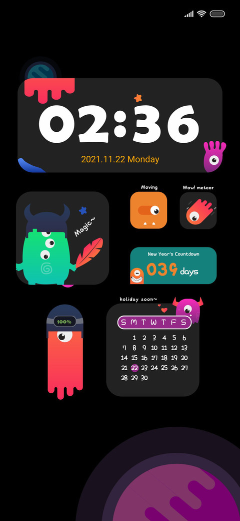 Cartoon monster preview