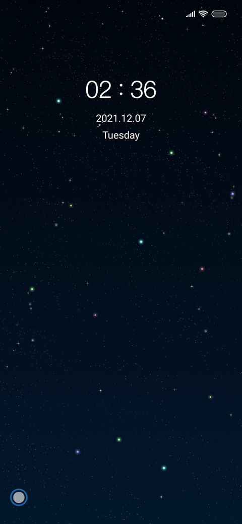 Silent starry sky preview