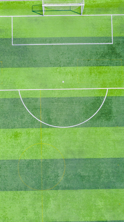 Aerial shooting of outdoor football field preview