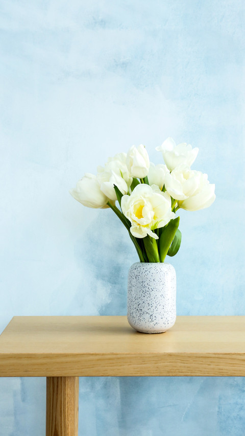 Vase with beautiful tulips preview