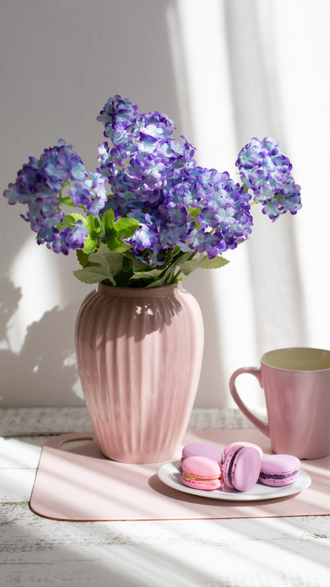 Blooming Beauty, A Tableau of Purple and Pink Harmony preview