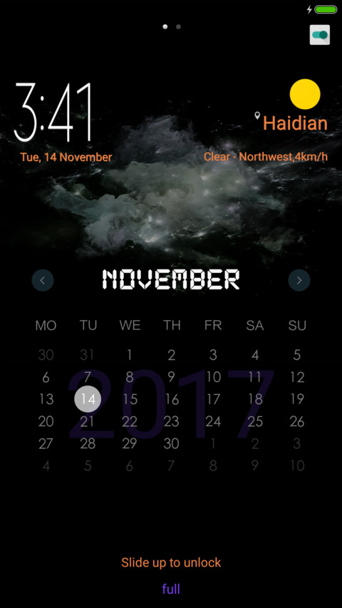 Nebula Dark ui preview