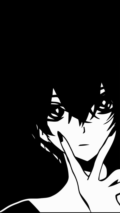 Black and white anime girls preview