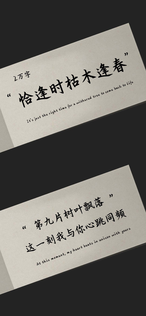 恰逢时枯木逢春 preview
