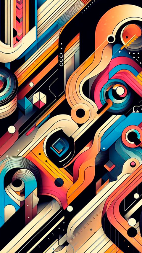 Lines colorful preview