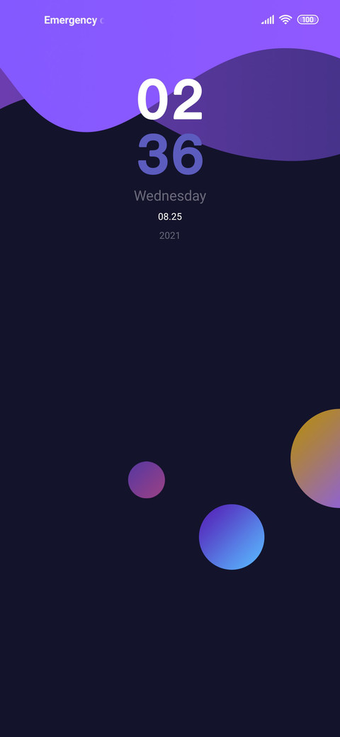 Simple purple wave preview