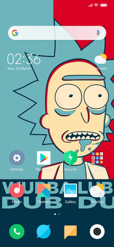 Theme] Rick and Morty : r/androidthemes