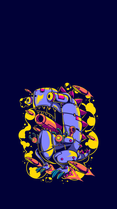 搞怪创意插画-拍信图库 preview