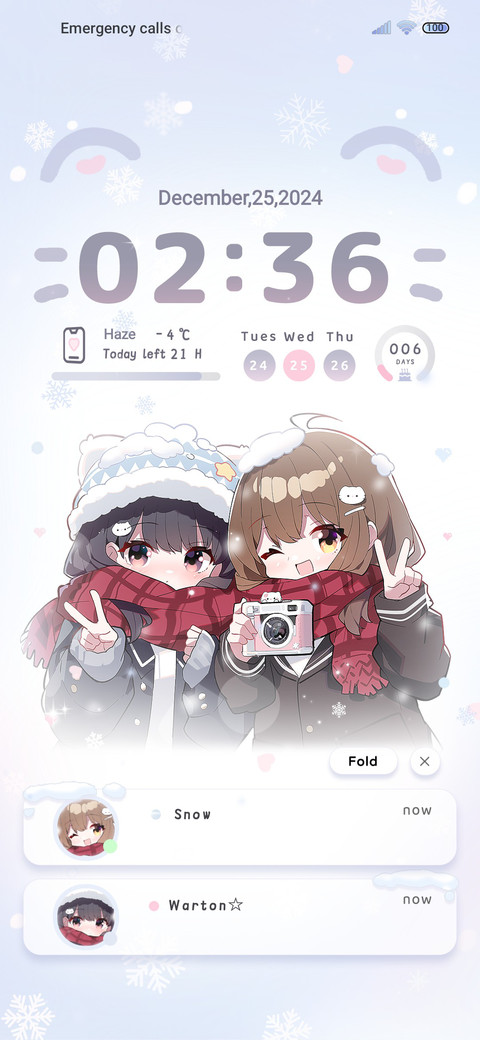 Winter photo preview