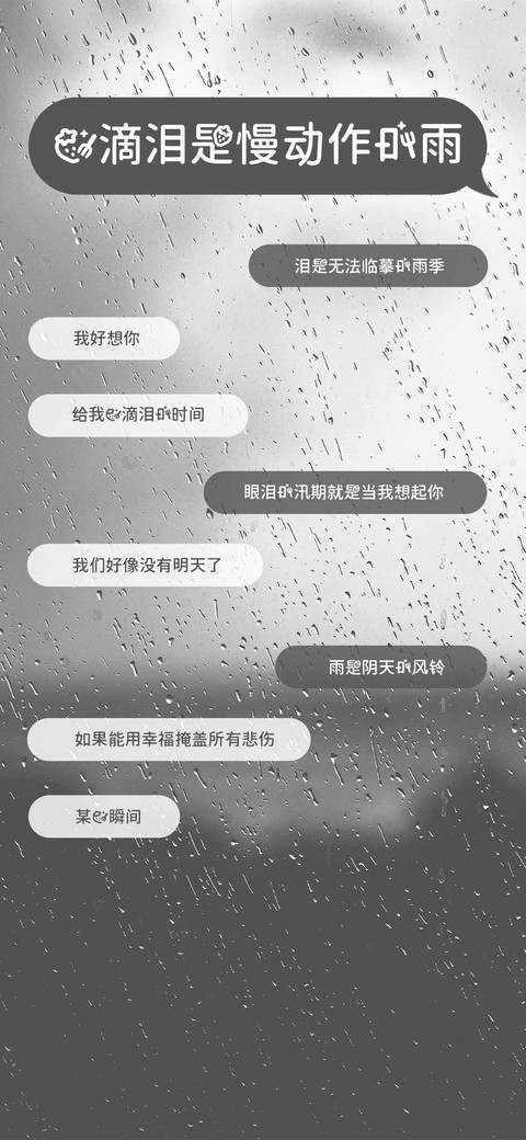 一滴泪是慢动作的雨 preview
