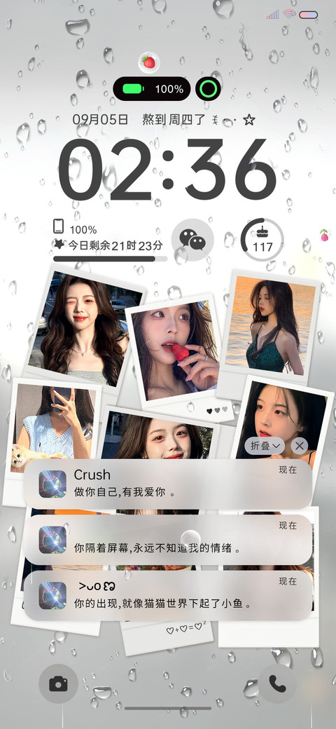 ins美女 拍立得 preview