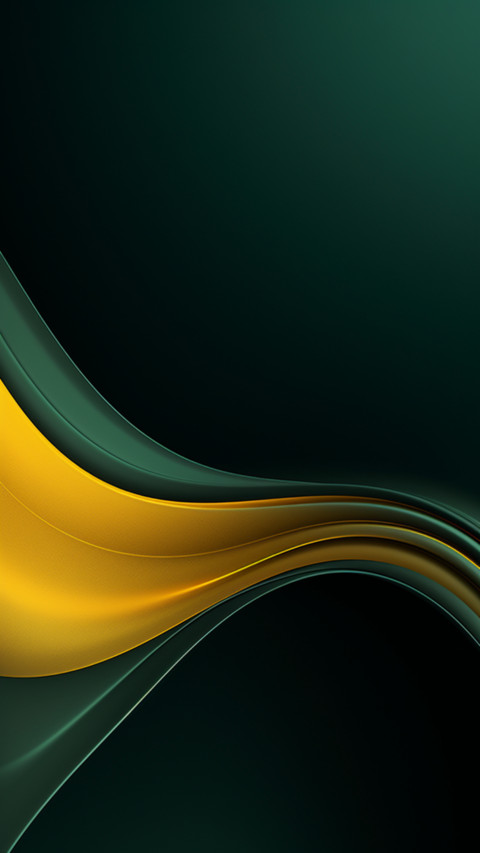 dark green and golden abstract wallpaper preview
