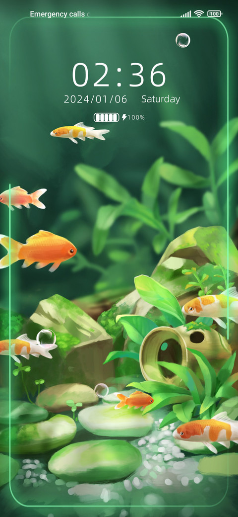Swimming fish preview