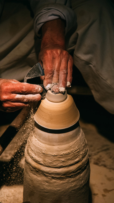 Playing in jingdezhen at the porcelain expo preview