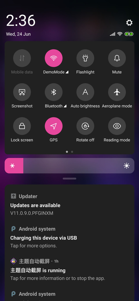 Purple World_3MDS miui theme