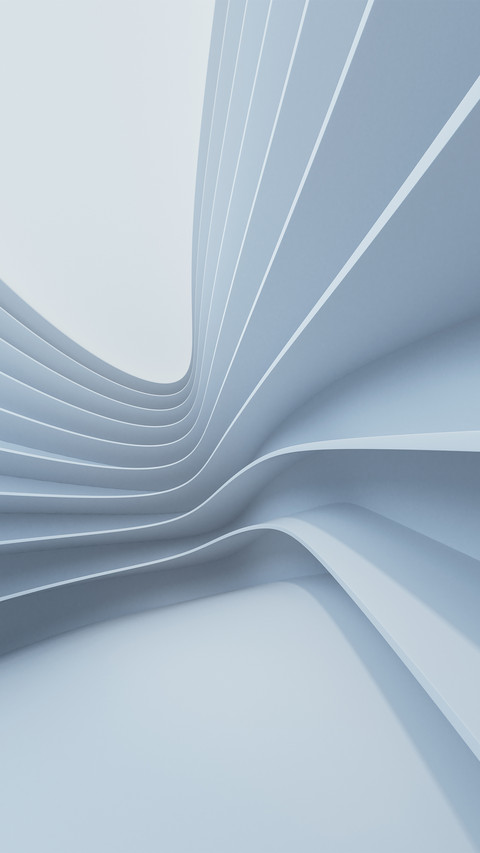 White curved surface line space preview