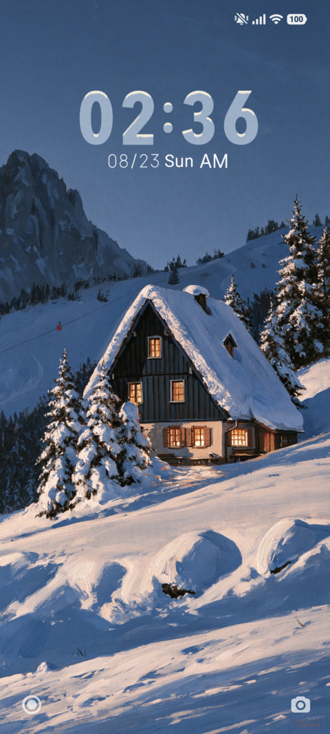 Snowy Cabin preview