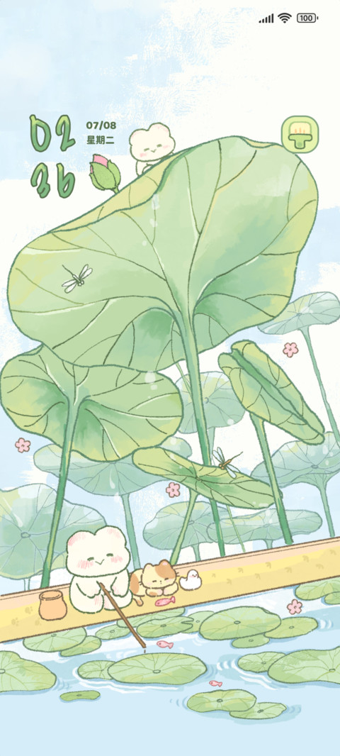荷叶下的夏日时光 preview