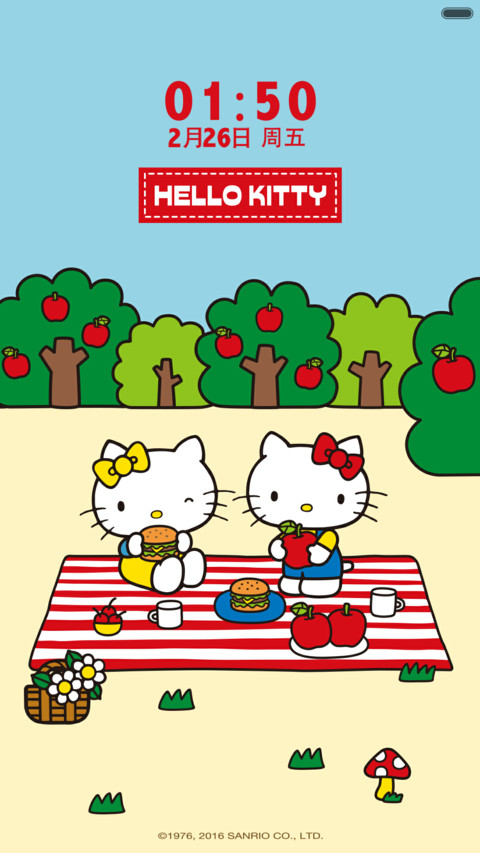Hello Kitty 去郊游 miui theme