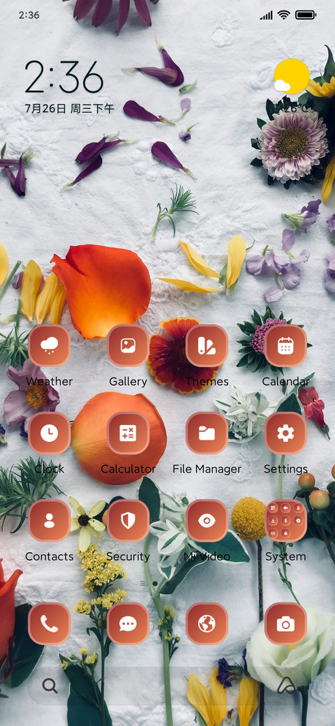 Floral preview