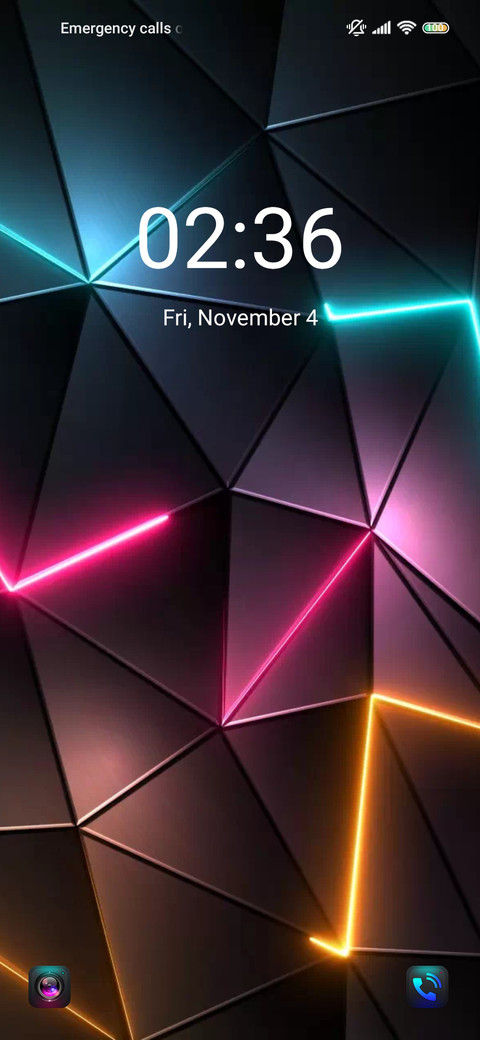 Dark neon triangle preview