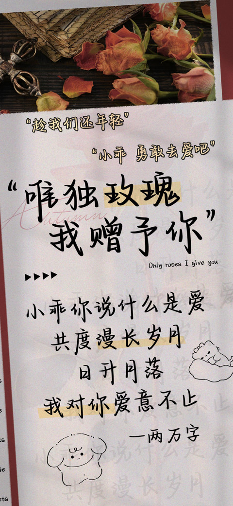 唯独玫瑰我赠予你 preview