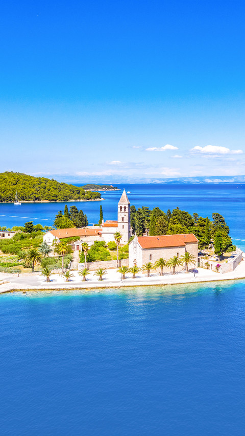 Prirovo Peninsula with Franciscan Monastery preview