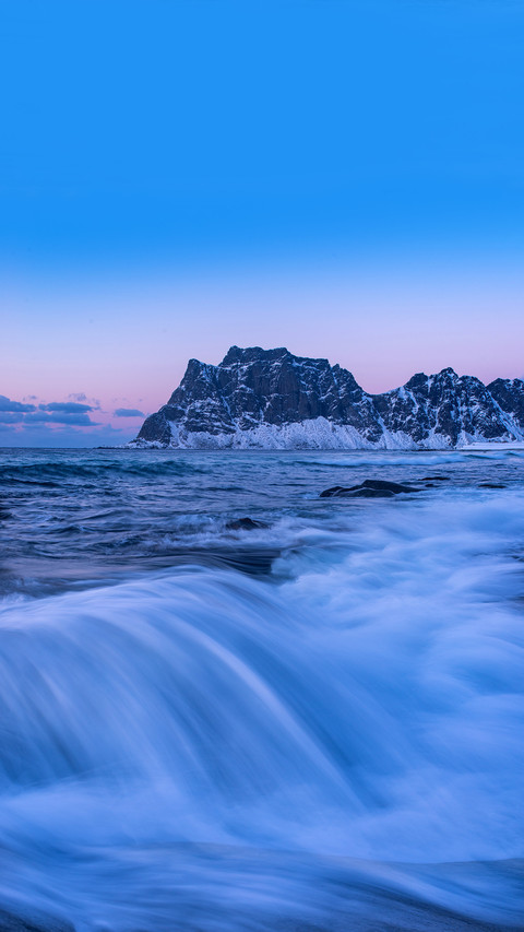 Seascape in Lofoten Islands preview