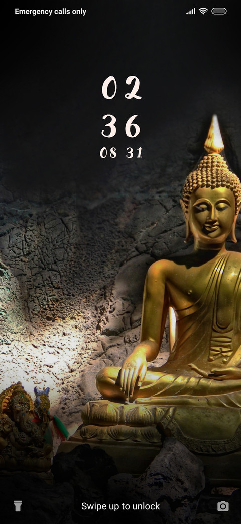 Buddha-in-Cave_3MDS miui theme