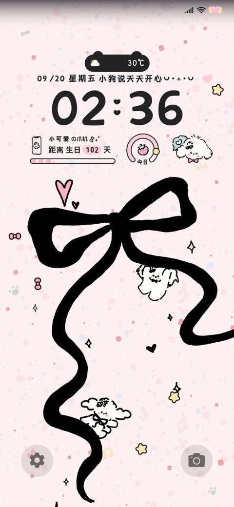 可爱小狗壁纸自定义 preview