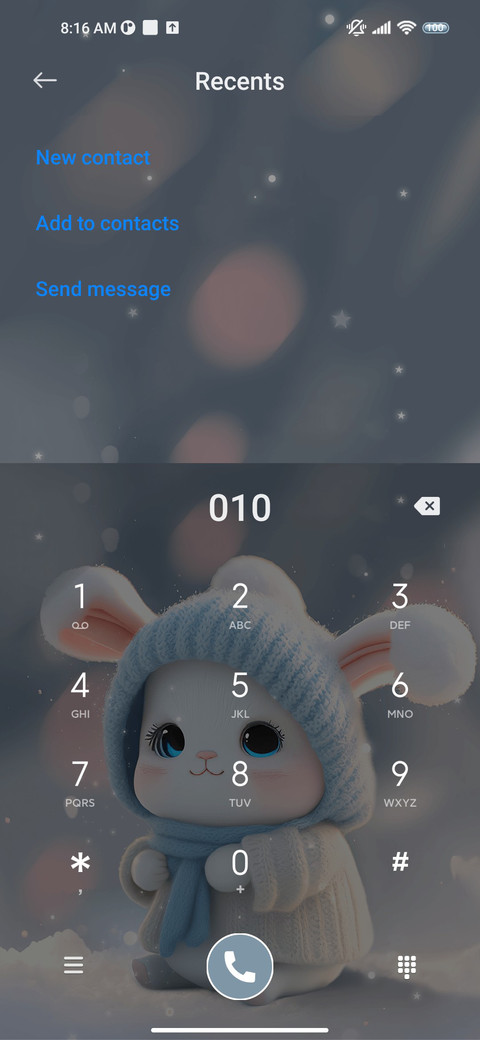 Rabbit lovely miui theme
