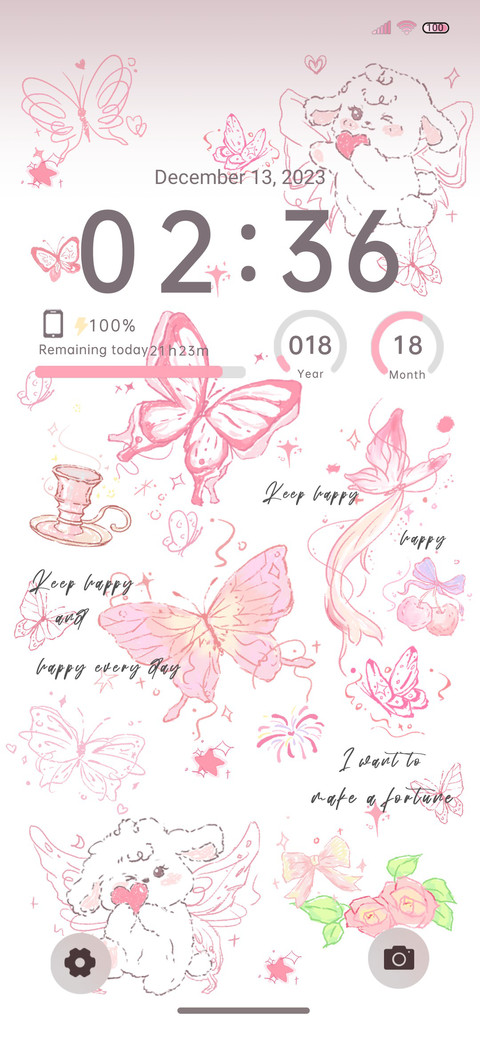 Romantic butterfly preview