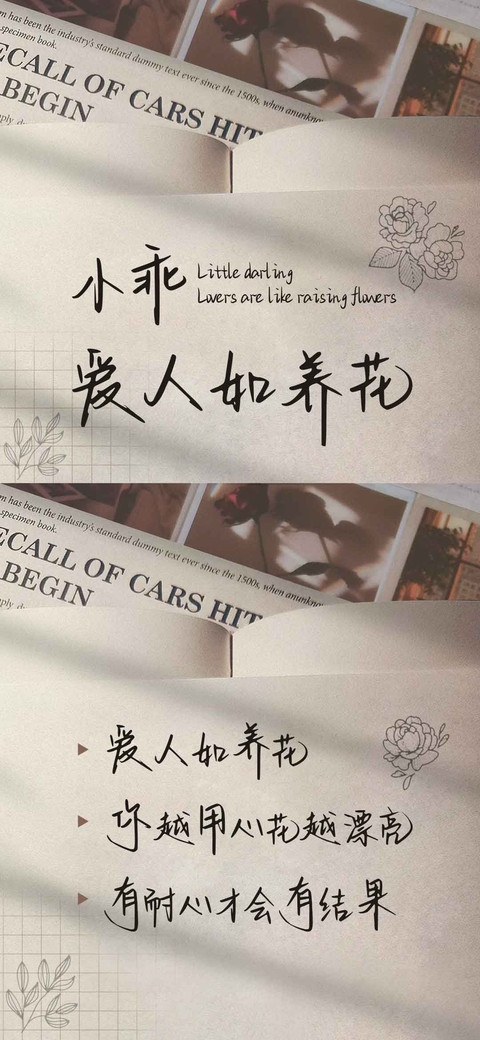 小乖爱人如养花 preview