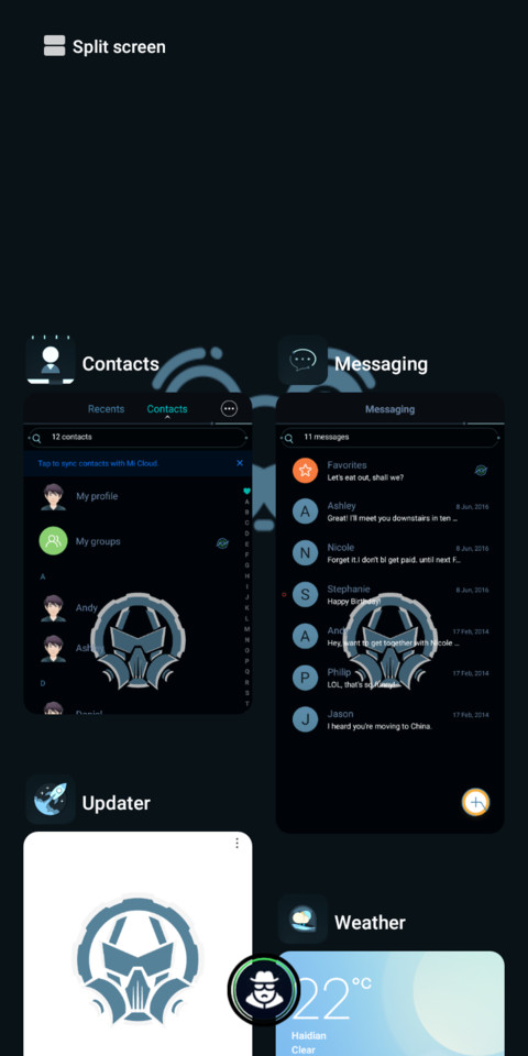 Black Gtlo_Dark miui theme