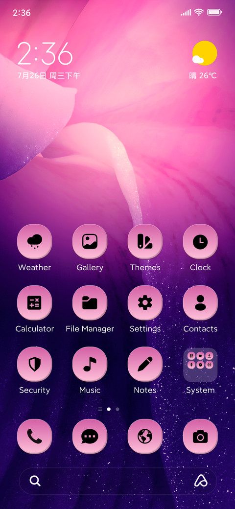 Minimal Purple preview