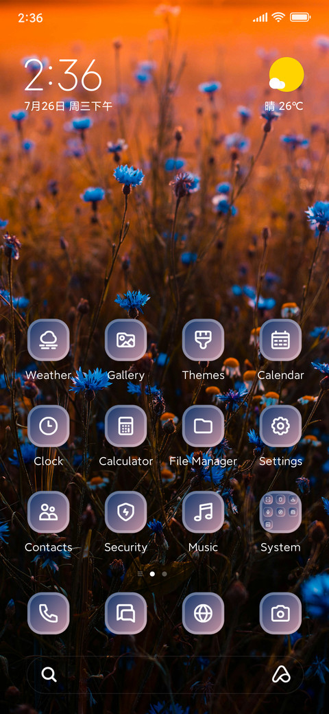 Blue Flowers preview