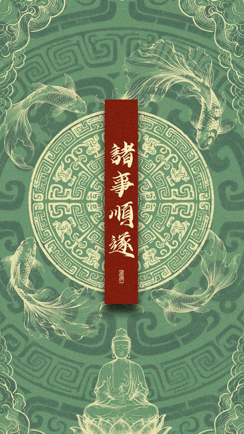 福气高能量壁纸-锐景创意 preview