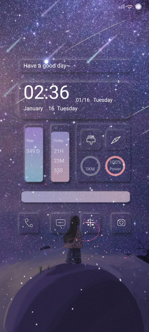 Romantic  widget preview