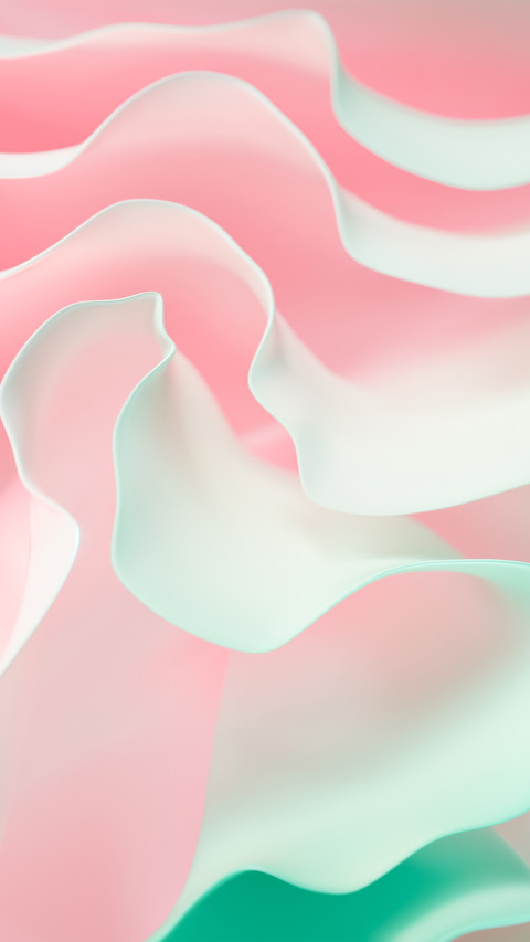 Pinkishgreen wavy folds preview