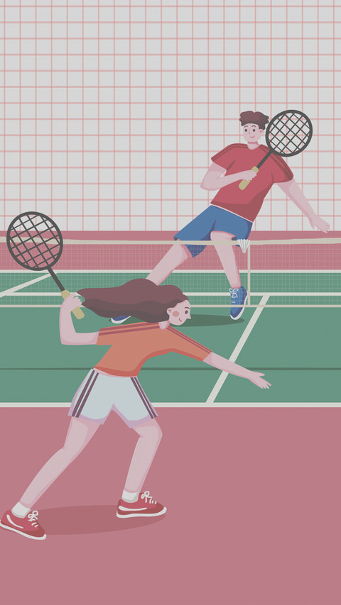 The right way to play play badminton preview