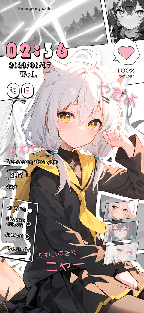 Comic Cute Girl preview