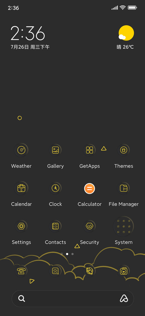 Gild clouds preview