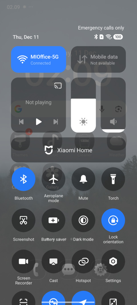 VK Dark glass MIUI Customization