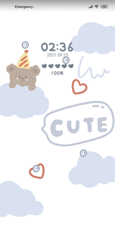 Blue simple bear preview