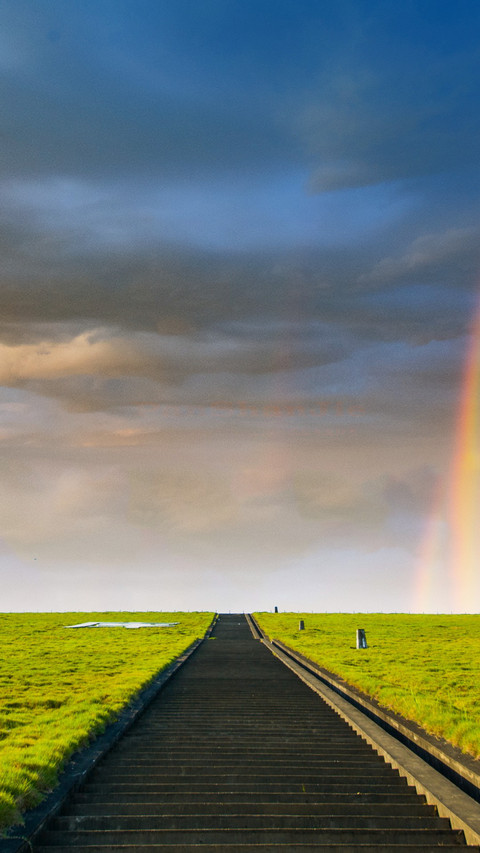 Rainbow after the rain scenery preview