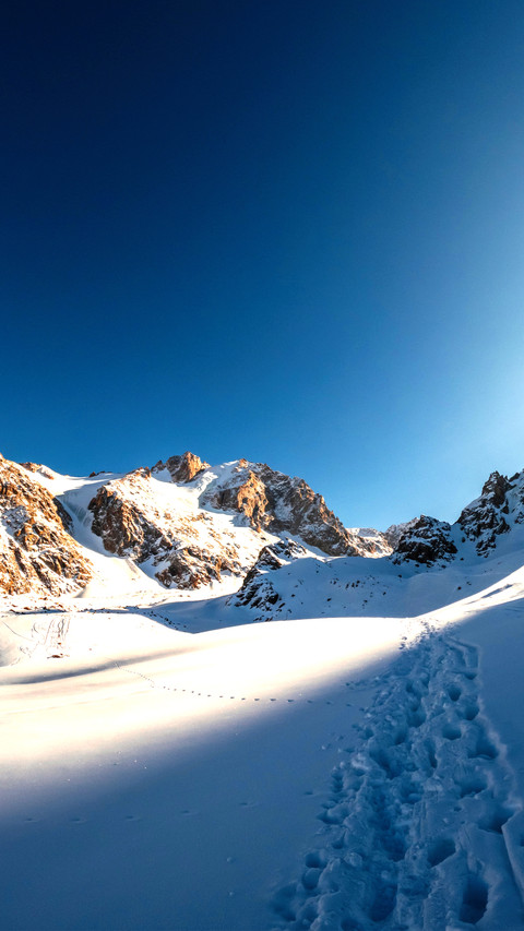 Inspiring Mountains Winter Views in Central Asian Mountains preview